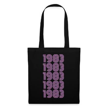 1983 - Sac en tissu - noir - Devant