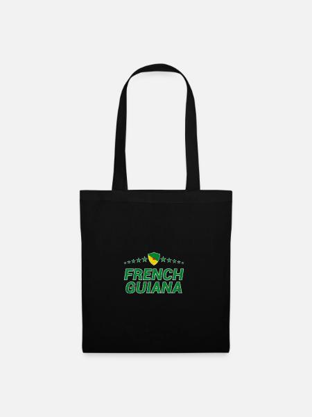 Guyane française - Sac en tissu - noir