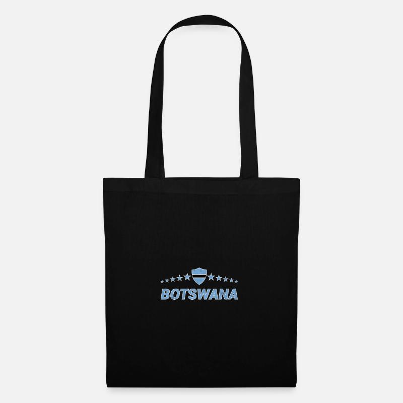 Botswana - Stoffbeutel - Schwarz
