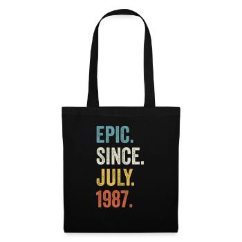 35 Years Old Epic Since July 1987 35th Birthday - Tote Bag - black - Front