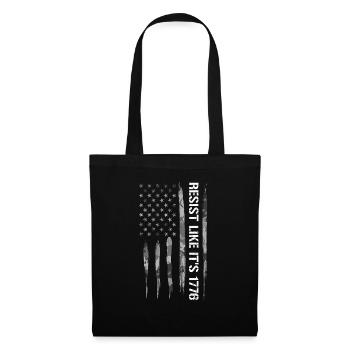 Resist Like It's 1776 - Tote Bag - black - Front
