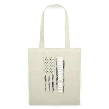 Birthday Boy - Drapeau américain - Sac en tissu - nature - Devant