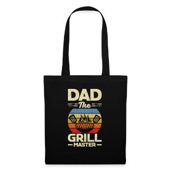 Papa Le Grill BBQ de la fête des pères - Sac en tissu - noir - Devant