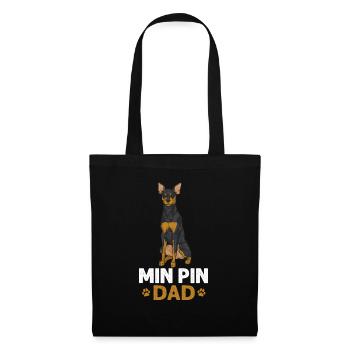 Miniature Pinscher Rehpinscher Min Pin Dog - Tote Bag - black - Front