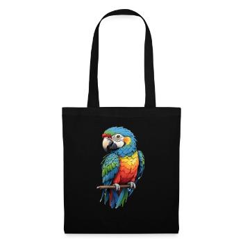 Mode Ara colorée : Exotique Chic - Sac en tissu - noir - Devant