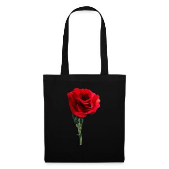 Rose Art Fleur Plante Jardin - Sac en tissu - noir - Devant