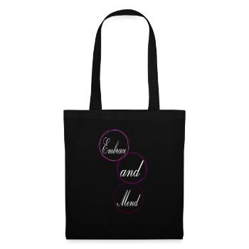 Idée de cadeau pour le réseau de soutien des relations de soutien - Sac en tissu - noir - Devant