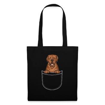 Fuchsroter Labrador Retriever Fox Red Labrador - Stoffbeutel - Schwarz - Vorne