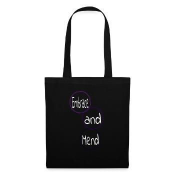 healing quotes providing support offering help - Tote Bag - black - Front