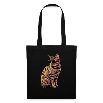 Sonnenbrille für Scottish Fold-Katzen Geschenk - Stoffbeutel - Schwarz - Vorne