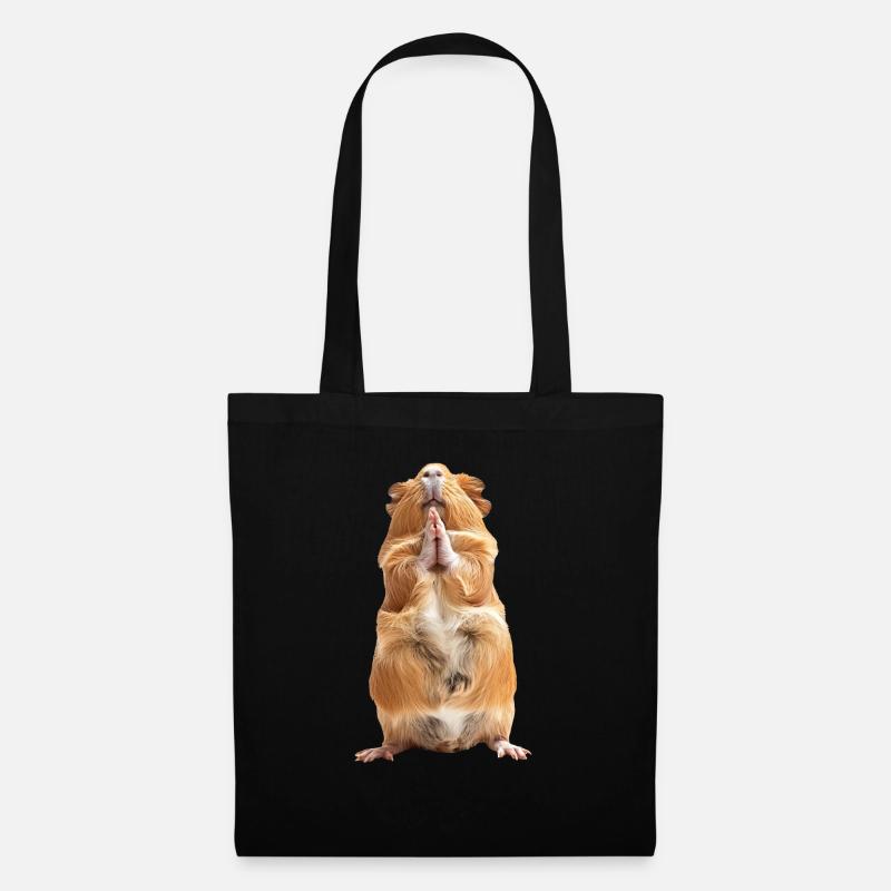 Meerschweinchen - Stoffbeutel - Schwarz