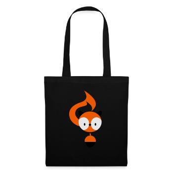 eichhoernchen_3f - Tote Bag - black - Front
