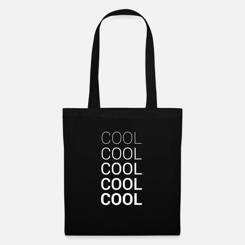 COOL COOL COOL COOL COOL - Sac en tissu - noir