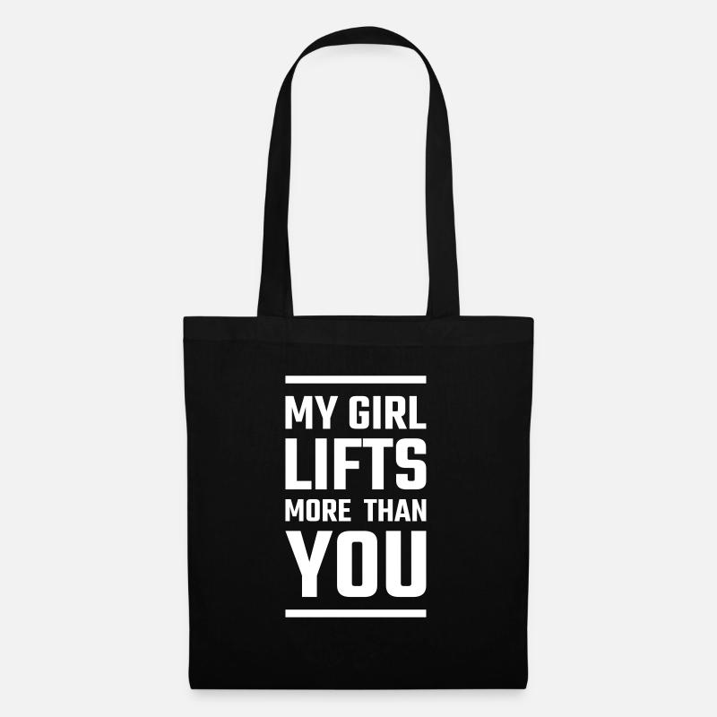 Fitness Work Out Training Exercising Muscles - Tote Bag - black