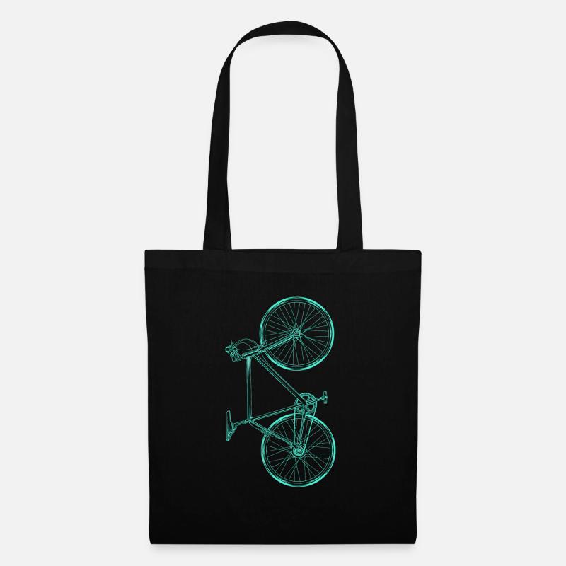 Fahrrad - Stoffbeutel - Schwarz