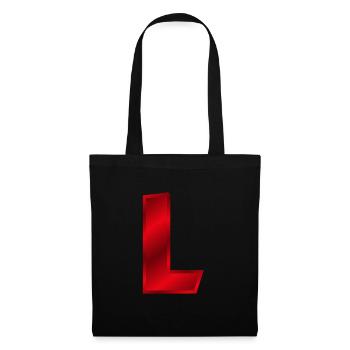 Red L - Tote Bag - black - Front