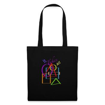 Toutes les formes - Sac en tissu - noir - Devant