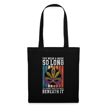 Défilé de fête Costume Protection de fête - Sac en tissu - noir - Devant