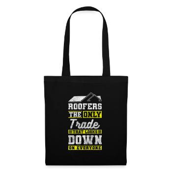 roofer brick houses roofer master - Tote Bag - black - Front
