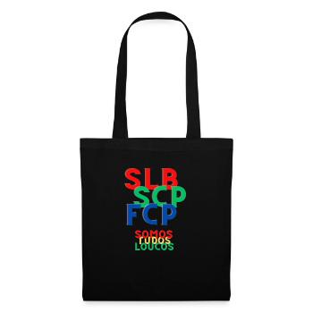 SOMOS LOUCOS - Sac en tissu - noir - Devant