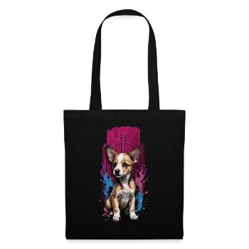 Adorable Pembroke Welsh Corgi Puppy - Tote Bag - black - Front