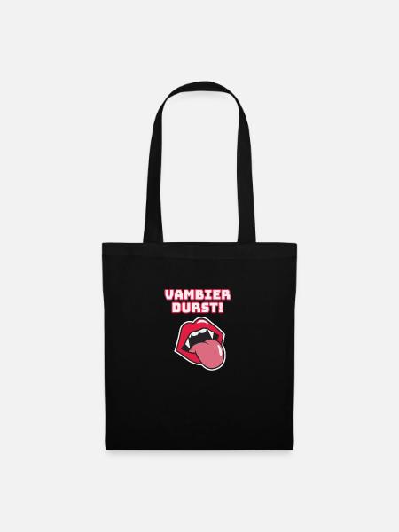 vambier,durst,vambier durst,vampir,helloween,bier - Stoffbeutel - Schwarz