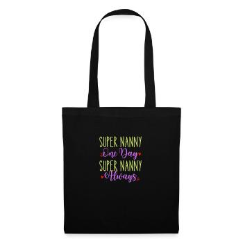 Super Granny one day great granny always - Tote Bag - black - Front