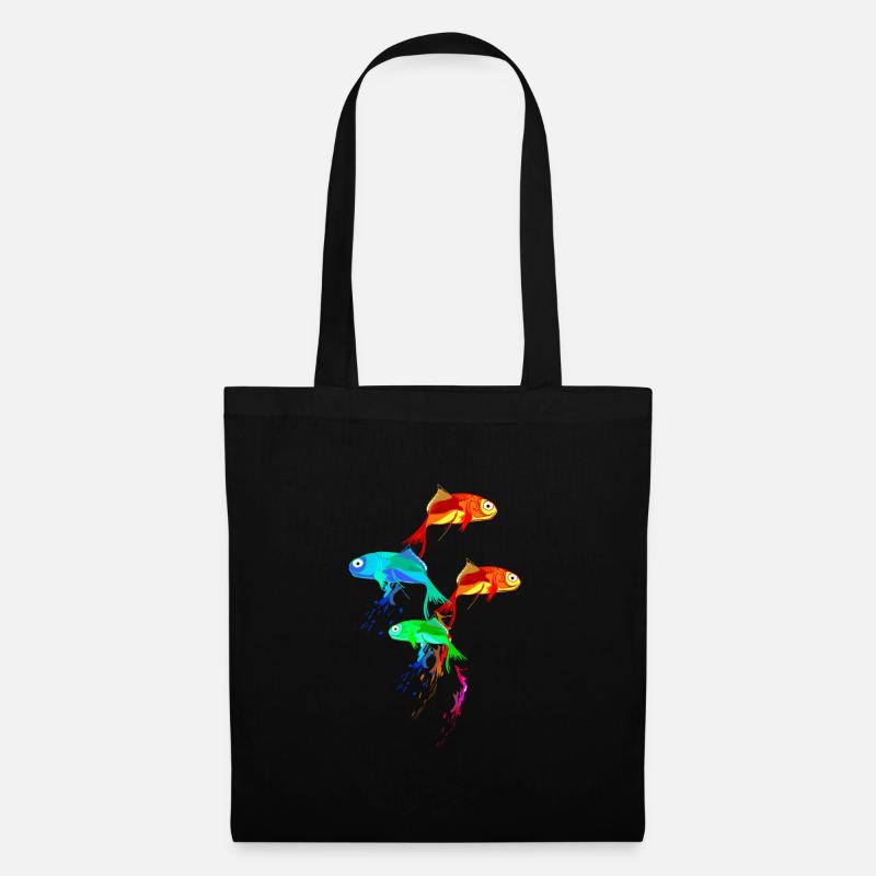 Aquarium - Stoffbeutel - Schwarz