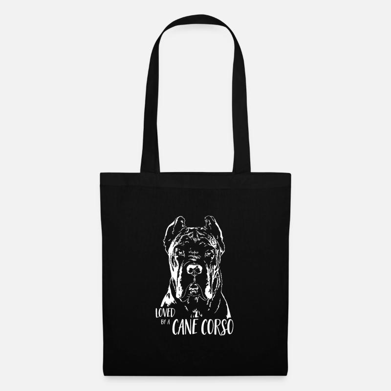 CANE CORSO ITALIANO loved by a Cane Corso Wilsigns - Stoffbeutel - Schwarz