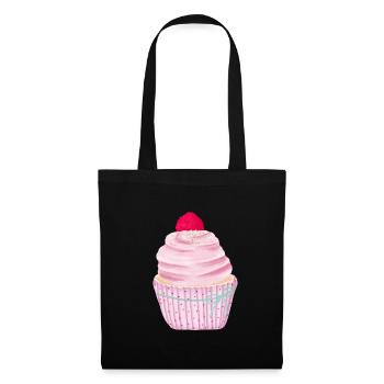 Cupcake with love - Tote Bag - black - Front