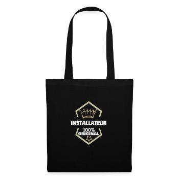 Plumber as work - Tote Bag - black - Front