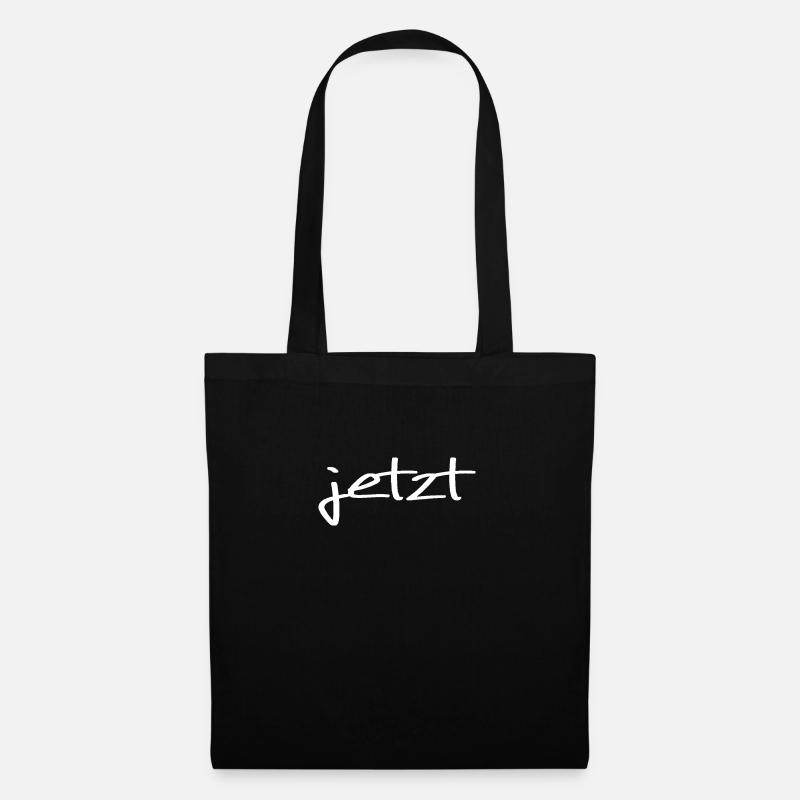jetzt - Stoffbeutel - Schwarz