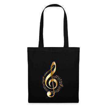 golden clef - Tote Bag - black - Front