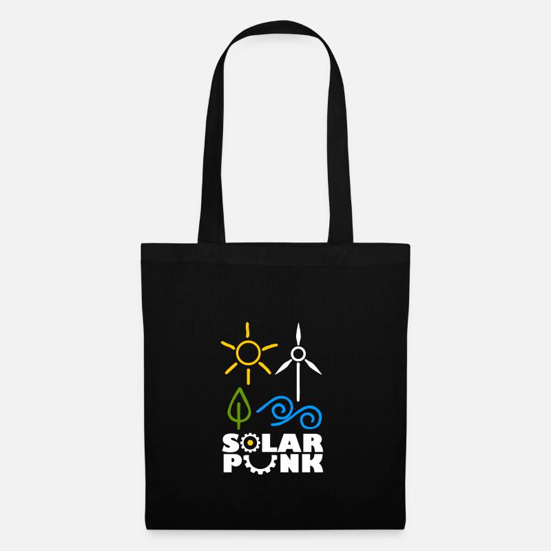 Solarpunk - Sac en tissu - noir