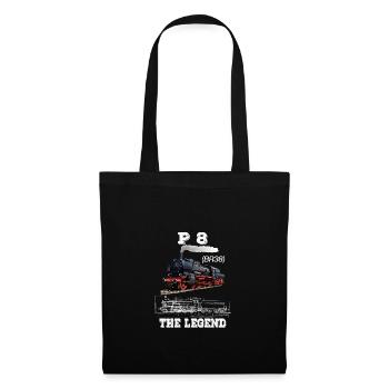 Locomotive à vapeur locomotive à vapeur P8 la légende - Sac en tissu - noir - Devant