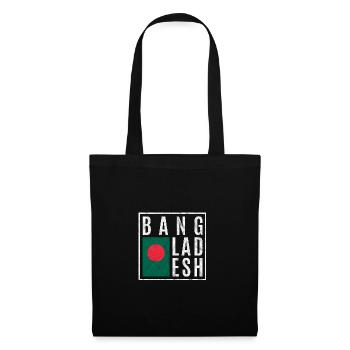 Bangladesh - Sac en tissu - noir - Devant