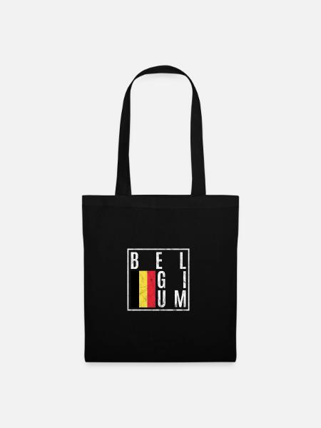 Belgique - Sac en tissu - noir