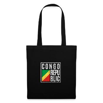 Kongo Republik - Stoffbeutel - Schwarz - Vorne