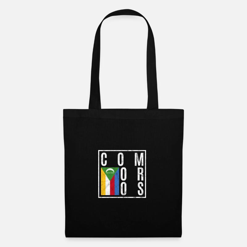 Comores - Sac en tissu - noir