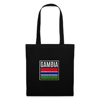 Gambie - Sac en tissu - noir - Devant