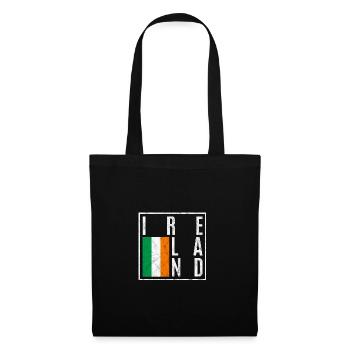 Irlande - Sac en tissu - noir - Devant