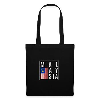 Malaisie - Sac en tissu - noir - Devant