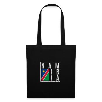 Namibia - Stoffbeutel - Schwarz - Vorne
