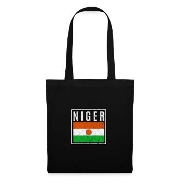 Niger - Stoffbeutel - Schwarz - Vorne