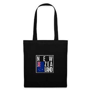 Nouvelle-Zélande - Sac en tissu - noir - Devant