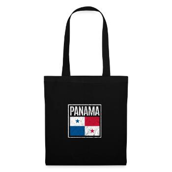 Panama - Stoffbeutel - Schwarz - Vorne