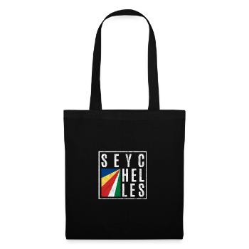 Seychellen - Stoffbeutel - Schwarz - Vorne