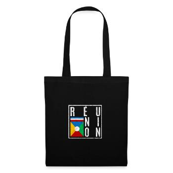 Réunion - Sac en tissu - noir - Devant