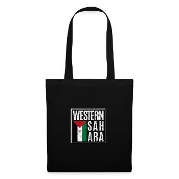Sahara occidental - Sac en tissu - noir - Devant