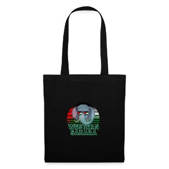 Sahara occidental - Sac en tissu - noir - Devant